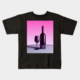 Wine alcoholic Kids T-Shirt